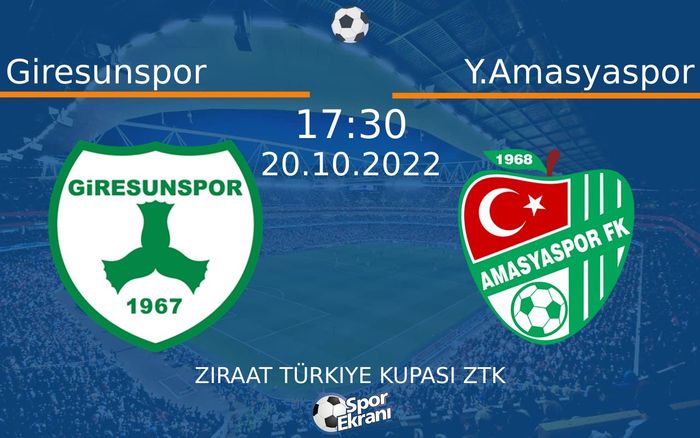 20 Ekim 2022 Giresunspor vs Y.Amasyaspor maçı Hangi Kanalda Saat Kaçta Yayınlanacak? 20 Ekim 2022 Giresunspor vs Y.Amasyaspor maçı Hangi Kanalda Saat Kaçta Yayınlanacak?