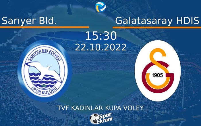 22 Ekim 2022 Sarıyer Bld. vs Galatasaray HDIS maçı Hangi Kanalda Saat Kaçta Yayınlanacak? 22 Ekim 2022 Sarıyer Bld. vs Galatasaray HDIS maçı Hangi Kanalda Saat Kaçta Yayınlanacak?