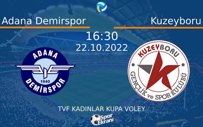 22 Ekim 2022 Adana Demirspor vs Kuzeyboru maçı Hangi Kanalda Saat Kaçta Yayınlanacak? 22 Ekim 2022 Adana Demirspor vs Kuzeyboru maçı Hangi Kanalda Saat Kaçta Yayınlanacak?