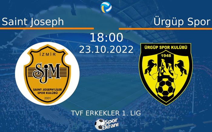 23 Ekim 2022 Saint Joseph vs Ürgüp Spor maçı Hangi Kanalda Saat Kaçta Yayınlanacak? 23 Ekim 2022 Saint Joseph vs Ürgüp Spor maçı Hangi Kanalda Saat Kaçta Yayınlanacak?