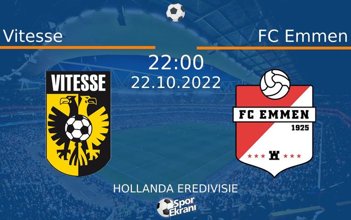 22 Ekim 2022 Vitesse vs FC Emmen maçı Hangi Kanalda Saat Kaçta Yayınlanacak? 22 Ekim 2022 Vitesse vs FC Emmen maçı Hangi Kanalda Saat Kaçta Yayınlanacak?