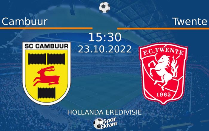 23 Ekim 2022 Cambuur vs Twente maçı Hangi Kanalda Saat Kaçta Yayınlanacak? 23 Ekim 2022 Cambuur vs Twente maçı Hangi Kanalda Saat Kaçta Yayınlanacak?
