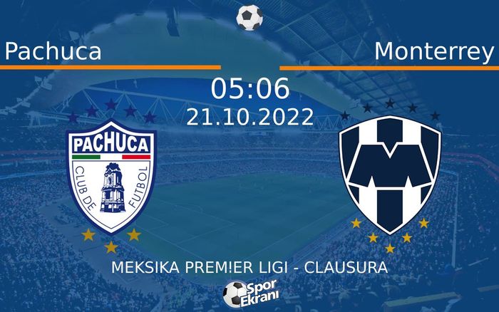 21 Ekim 2022 Pachuca vs Monterrey maçı Hangi Kanalda Saat Kaçta Yayınlanacak? 21 Ekim 2022 Pachuca vs Monterrey maçı Hangi Kanalda Saat Kaçta Yayınlanacak?