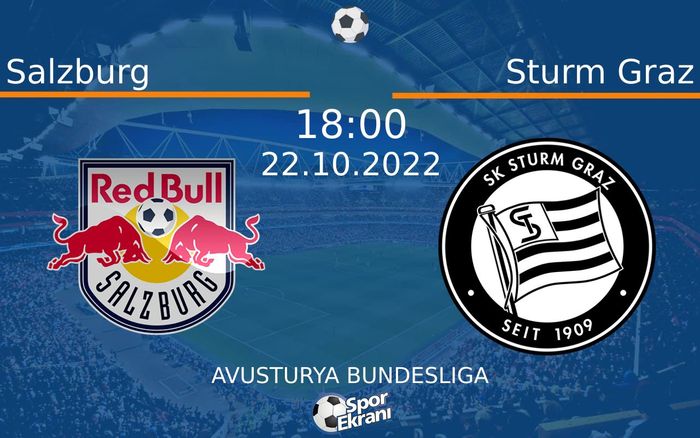 22 Ekim 2022 Salzburg vs Sturm Graz maçı Hangi Kanalda Saat Kaçta Yayınlanacak? 22 Ekim 2022 Salzburg vs Sturm Graz maçı Hangi Kanalda Saat Kaçta Yayınlanacak?
