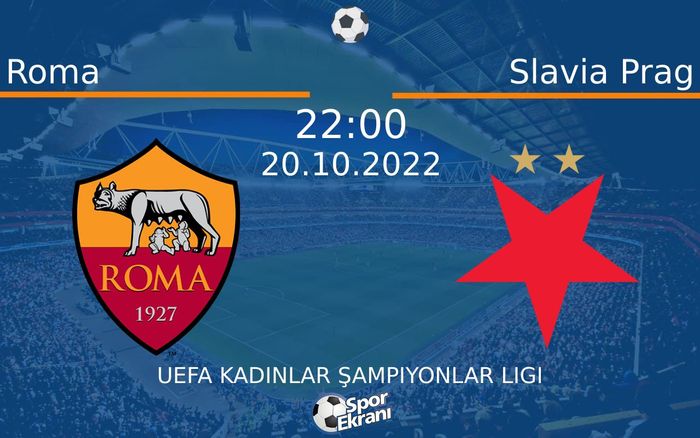 20 Ekim 2022 Roma vs Slavia Prag maçı Hangi Kanalda Saat Kaçta Yayınlanacak? 20 Ekim 2022 Roma vs Slavia Prag maçı Hangi Kanalda Saat Kaçta Yayınlanacak?