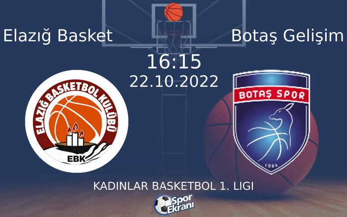 22 Ekim 2022 Elazığ Basket vs Botaş Gelişim maçı Hangi Kanalda Saat Kaçta Yayınlanacak? 22 Ekim 2022 Elazığ Basket vs Botaş Gelişim maçı Hangi Kanalda Saat Kaçta Yayınlanacak?