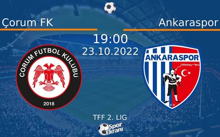 23 Ekim 2022 Çorum FK vs Ankaraspor maçı Hangi Kanalda Saat Kaçta Yayınlanacak? 23 Ekim 2022 Çorum FK vs Ankaraspor maçı Hangi Kanalda Saat Kaçta Yayınlanacak?