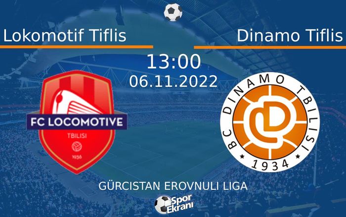06 Kasım 2022 Lokomotif Tiflis vs Dinamo Tiflis maçı Hangi Kanalda Saat Kaçta Yayınlanacak? 06 Kasım 2022 Lokomotif Tiflis vs Dinamo Tiflis maçı Hangi Kanalda Saat Kaçta Yayınlanacak?