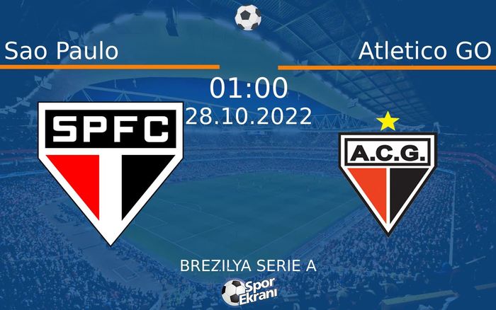 28 Ekim 2022 Sao Paulo vs Atletico GO maçı Hangi Kanalda Saat Kaçta Yayınlanacak? 28 Ekim 2022 Sao Paulo vs Atletico GO maçı Hangi Kanalda Saat Kaçta Yayınlanacak?