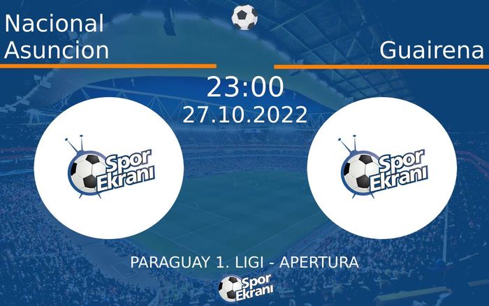 27 Ekim 2022 Nacional Asuncion vs Guairena maçı Hangi Kanalda Saat Kaçta Yayınlanacak? 27 Ekim 2022 Nacional Asuncion vs Guairena maçı Hangi Kanalda Saat Kaçta Yayınlanacak?