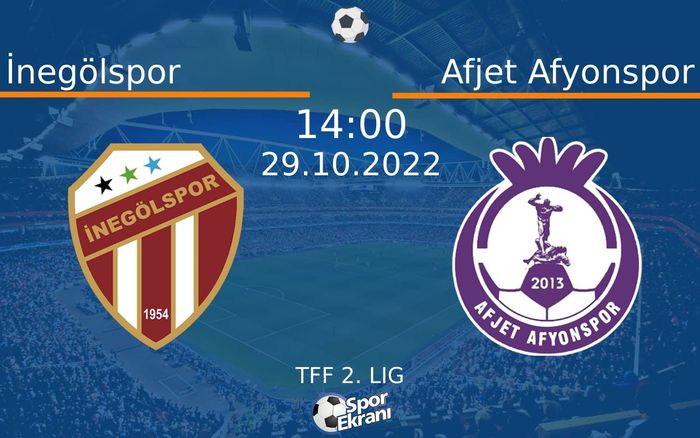 29 Ekim 2022 İnegölspor vs Afjet Afyonspor maçı Hangi Kanalda Saat Kaçta Yayınlanacak? 29 Ekim 2022 İnegölspor vs Afjet Afyonspor maçı Hangi Kanalda Saat Kaçta Yayınlanacak?