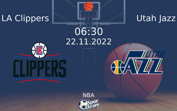 22 Kasım 2022 LA Clippers vs Utah Jazz maçı Hangi Kanalda Saat Kaçta Yayınlanacak? 22 Kasım 2022 LA Clippers vs Utah Jazz maçı Hangi Kanalda Saat Kaçta Yayınlanacak?