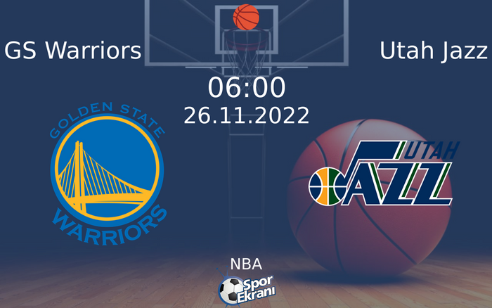 26 Kasım 2022 GS Warriors vs Utah Jazz maçı Hangi Kanalda Saat Kaçta Yayınlanacak? 26 Kasım 2022 GS Warriors vs Utah Jazz maçı Hangi Kanalda Saat Kaçta Yayınlanacak?