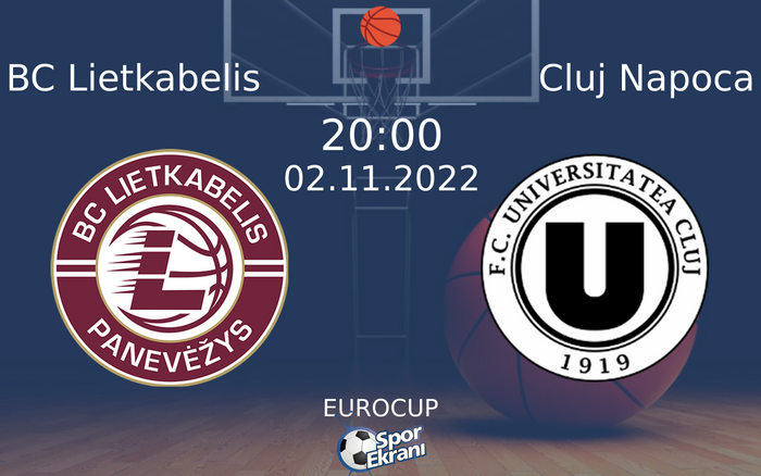 02 Kasım 2022 BC Lietkabelis vs Cluj Napoca maçı Hangi Kanalda Saat Kaçta Yayınlanacak? 02 Kasım 2022 BC Lietkabelis vs Cluj Napoca maçı Hangi Kanalda Saat Kaçta Yayınlanacak?