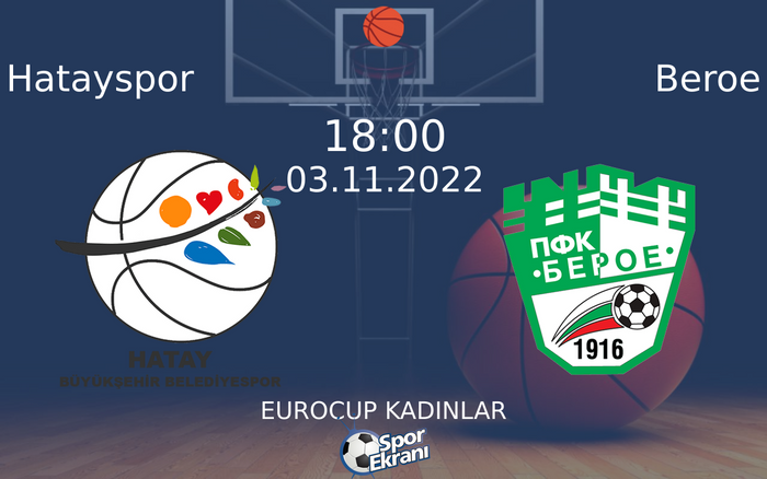 03 Kasım 2022 Hatayspor vs Beroe maçı Hangi Kanalda Saat Kaçta Yayınlanacak? 03 Kasım 2022 Hatayspor vs Beroe maçı Hangi Kanalda Saat Kaçta Yayınlanacak?