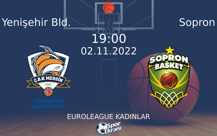 02 Kasım 2022 Yenişehir Bld. vs Sopron maçı Hangi Kanalda Saat Kaçta Yayınlanacak? 02 Kasım 2022 Yenişehir Bld. vs Sopron maçı Hangi Kanalda Saat Kaçta Yayınlanacak?