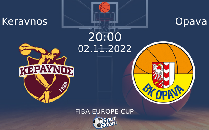 02 Kasım 2022 Keravnos vs Opava maçı Hangi Kanalda Saat Kaçta Yayınlanacak? 02 Kasım 2022 Keravnos vs Opava maçı Hangi Kanalda Saat Kaçta Yayınlanacak?