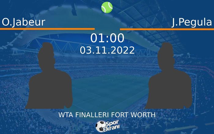 03 Kasım 2022 O.Jabeur vs J.Pegula maçı Hangi Kanalda Saat Kaçta Yayınlanacak? 03 Kasım 2022 O.Jabeur vs J.Pegula maçı Hangi Kanalda Saat Kaçta Yayınlanacak?