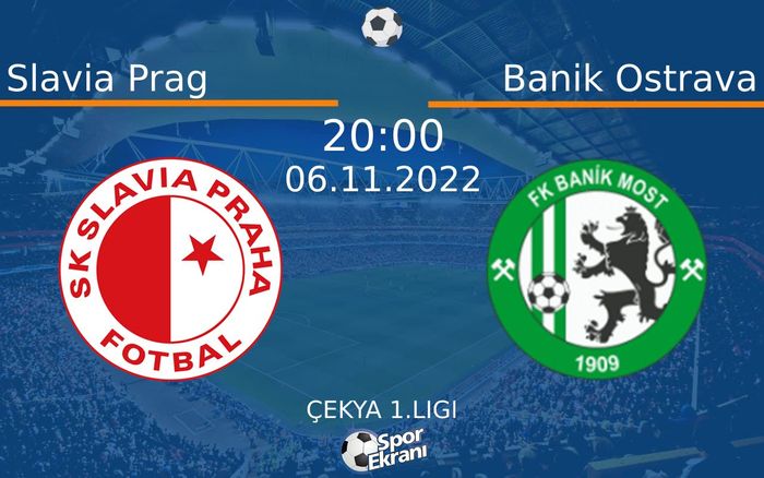 06 Kasım 2022 Slavia Prag vs Banik Ostrava maçı Hangi Kanalda Saat Kaçta Yayınlanacak? 06 Kasım 2022 Slavia Prag vs Banik Ostrava maçı Hangi Kanalda Saat Kaçta Yayınlanacak?
