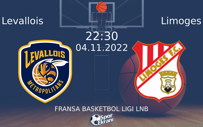 04 Kasım 2022 Levallois vs Limoges maçı Hangi Kanalda Saat Kaçta Yayınlanacak? 04 Kasım 2022 Levallois vs Limoges maçı Hangi Kanalda Saat Kaçta Yayınlanacak?