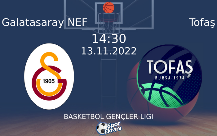 13 Kasım 2022 Galatasaray NEF vs Tofaş maçı Hangi Kanalda Saat Kaçta Yayınlanacak? 13 Kasım 2022 Galatasaray NEF vs Tofaş maçı Hangi Kanalda Saat Kaçta Yayınlanacak?