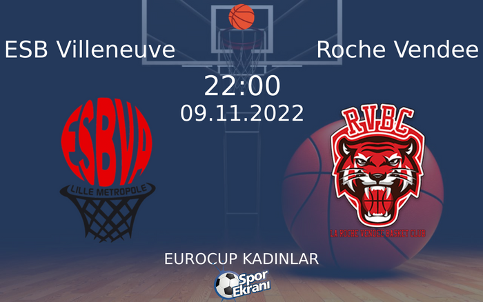 09 Kasım 2022 ESB Villeneuve vs Roche Vendee maçı Hangi Kanalda Saat Kaçta Yayınlanacak? 09 Kasım 2022 ESB Villeneuve vs Roche Vendee maçı Hangi Kanalda Saat Kaçta Yayınlanacak?