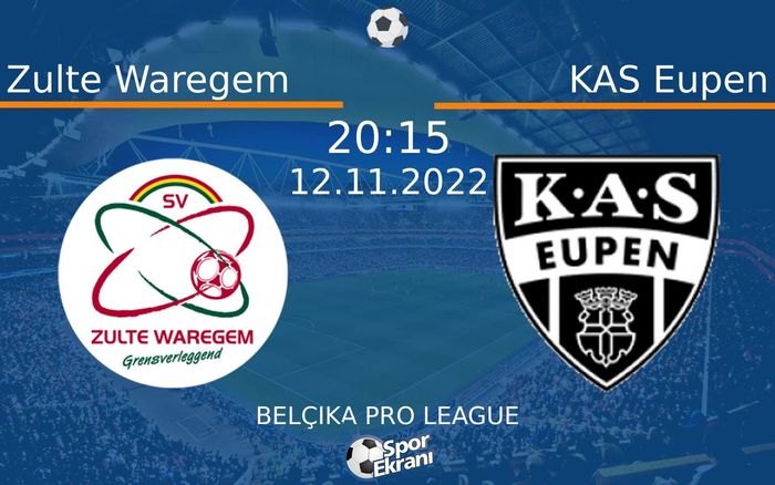 12 Kasım 2022 Zulte Waregem vs KAS Eupen maçı Hangi Kanalda Saat Kaçta Yayınlanacak? 12 Kasım 2022 Zulte Waregem vs KAS Eupen maçı Hangi Kanalda Saat Kaçta Yayınlanacak?