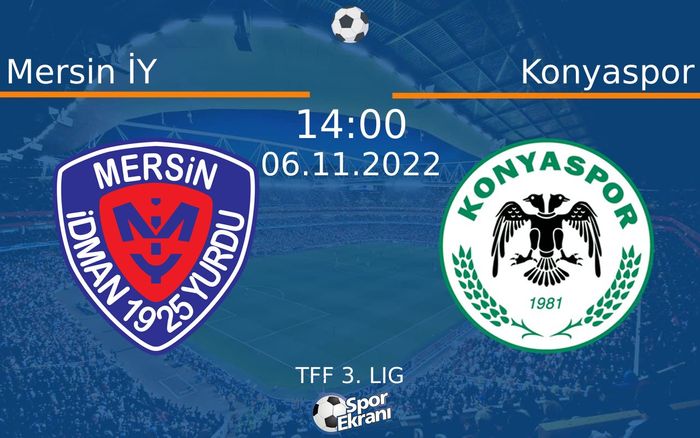 06 Kasım 2022 Mersin İY vs Konyaspor maçı Hangi Kanalda Saat Kaçta Yayınlanacak? 06 Kasım 2022 Mersin İY vs Konyaspor maçı Hangi Kanalda Saat Kaçta Yayınlanacak?