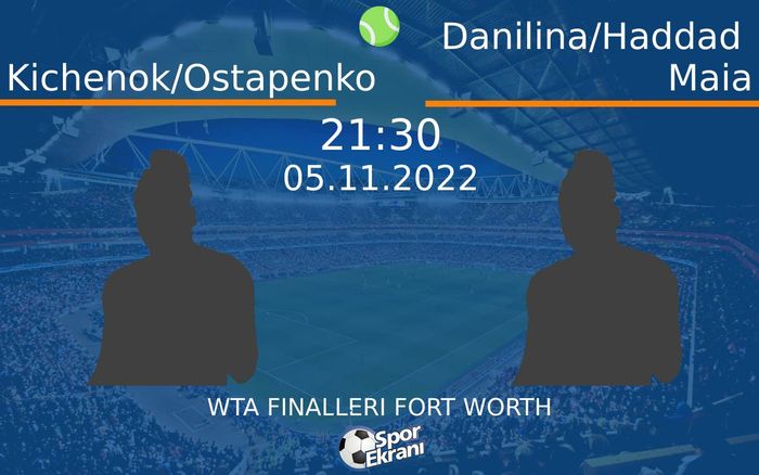 05 Kasım 2022 Kichenok/Ostapenko vs Danilina/Haddad Maia maçı Hangi Kanalda Saat Kaçta Yayınlanacak? 05 Kasım 2022 Kichenok/Ostapenko vs Danilina/Haddad Maia maçı Hangi Kanalda Saat Kaçta Yayınlanacak?