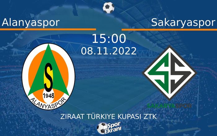 08 Kasım 2022 Alanyaspor vs Sakaryaspor maçı Hangi Kanalda Saat Kaçta Yayınlanacak? 08 Kasım 2022 Alanyaspor vs Sakaryaspor maçı Hangi Kanalda Saat Kaçta Yayınlanacak?