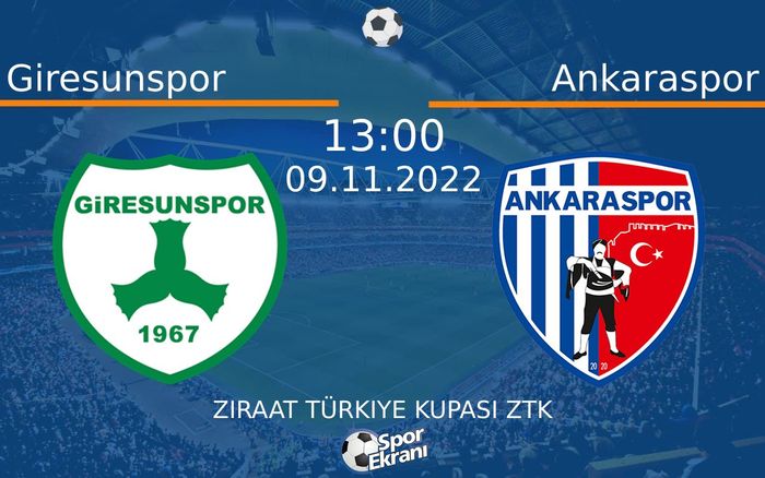 09 Kasım 2022 Giresunspor vs Ankaraspor maçı Hangi Kanalda Saat Kaçta Yayınlanacak? 09 Kasım 2022 Giresunspor vs Ankaraspor maçı Hangi Kanalda Saat Kaçta Yayınlanacak?