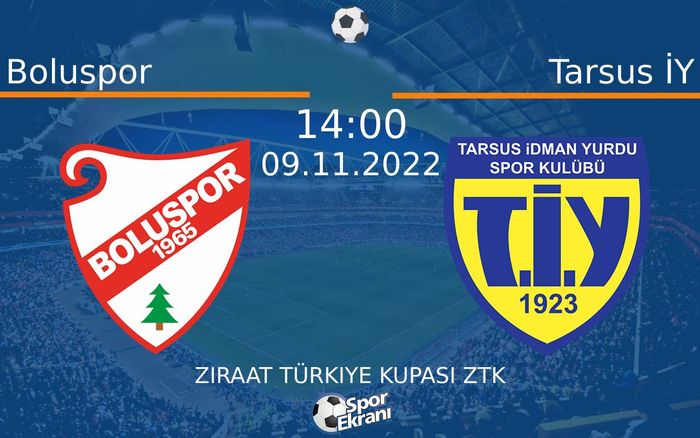 09 Kasım 2022 Boluspor vs Tarsus İY maçı Hangi Kanalda Saat Kaçta Yayınlanacak? 09 Kasım 2022 Boluspor vs Tarsus İY maçı Hangi Kanalda Saat Kaçta Yayınlanacak?