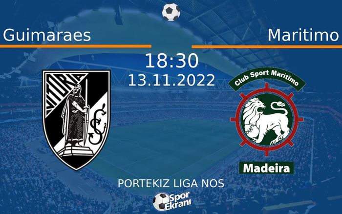 13 Kasım 2022 Guimaraes vs Maritimo maçı Hangi Kanalda Saat Kaçta Yayınlanacak? 13 Kasım 2022 Guimaraes vs Maritimo maçı Hangi Kanalda Saat Kaçta Yayınlanacak?