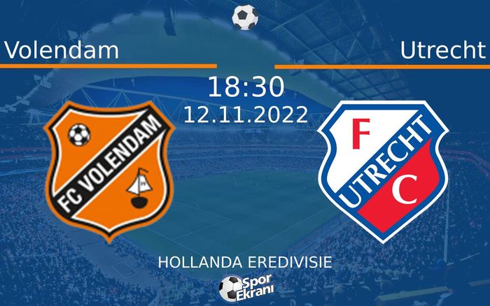 12 Kasım 2022 Volendam vs Utrecht maçı Hangi Kanalda Saat Kaçta Yayınlanacak? 12 Kasım 2022 Volendam vs Utrecht maçı Hangi Kanalda Saat Kaçta Yayınlanacak?