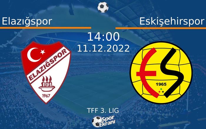 11 Aralık 2022 Elazığspor vs Eskişehirspor maçı Hangi Kanalda Saat Kaçta Yayınlanacak? 11 Aralık 2022 Elazığspor vs Eskişehirspor maçı Hangi Kanalda Saat Kaçta Yayınlanacak?