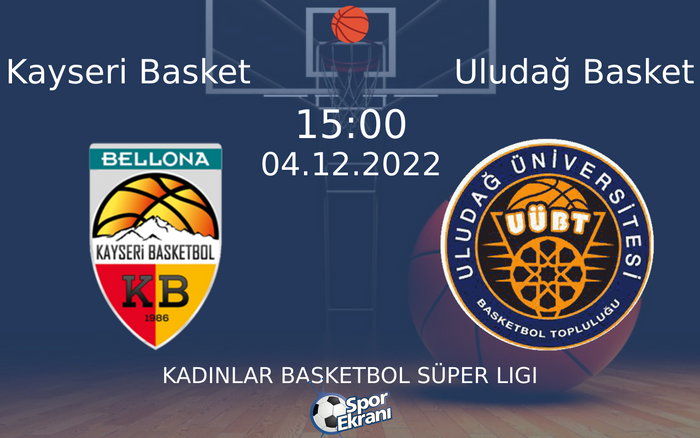 04 Aralık 2022 Kayseri Basket vs Uludağ Basket maçı Hangi Kanalda Saat Kaçta Yayınlanacak? 04 Aralık 2022 Kayseri Basket vs Uludağ Basket maçı Hangi Kanalda Saat Kaçta Yayınlanacak?