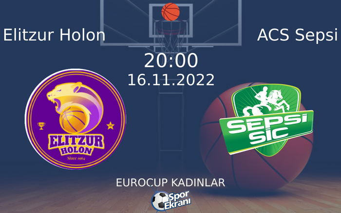 16 Kasım 2022 Elitzur Holon vs ACS Sepsi maçı Hangi Kanalda Saat Kaçta Yayınlanacak? 16 Kasım 2022 Elitzur Holon vs ACS Sepsi maçı Hangi Kanalda Saat Kaçta Yayınlanacak?