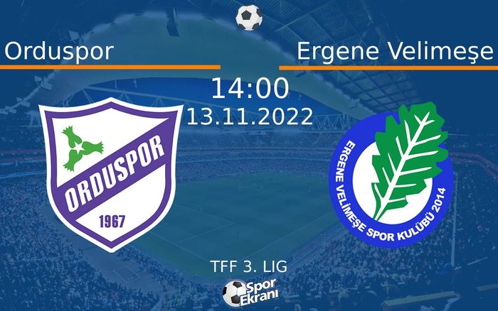 13 Kasım 2022 Orduspor vs Ergene Velimeşe maçı Hangi Kanalda Saat Kaçta Yayınlanacak? 13 Kasım 2022 Orduspor vs Ergene Velimeşe maçı Hangi Kanalda Saat Kaçta Yayınlanacak?