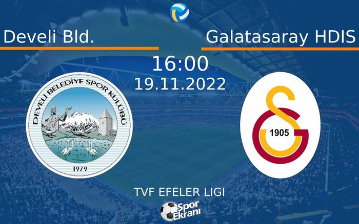 19 Kasım 2022 Develi Bld. vs Galatasaray HDIS maçı Hangi Kanalda Saat Kaçta Yayınlanacak? 19 Kasım 2022 Develi Bld. vs Galatasaray HDIS maçı Hangi Kanalda Saat Kaçta Yayınlanacak?