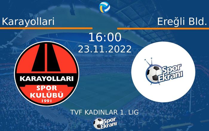 23 Kasım 2022 Karayollari vs Ereğli Bld. maçı Hangi Kanalda Saat Kaçta Yayınlanacak? 23 Kasım 2022 Karayollari vs Ereğli Bld. maçı Hangi Kanalda Saat Kaçta Yayınlanacak?