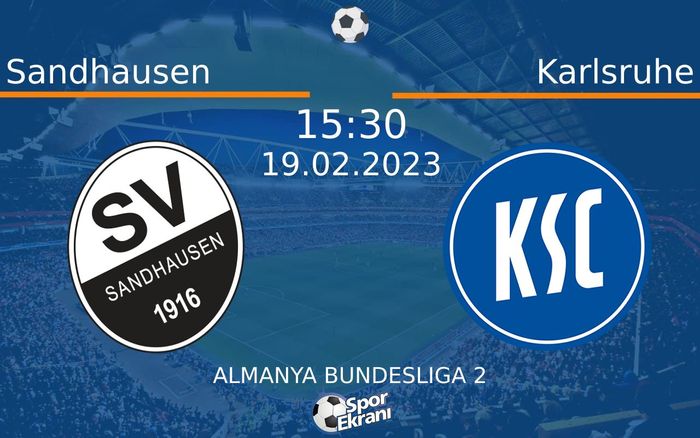 19 Şubat 2023 Sandhausen vs Karlsruhe maçı Hangi Kanalda Saat Kaçta Yayınlanacak? 19 Şubat 2023 Sandhausen vs Karlsruhe maçı Hangi Kanalda Saat Kaçta Yayınlanacak?