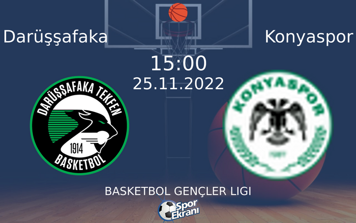 25 Kasım 2022 Darüşşafaka vs Konyaspor maçı Hangi Kanalda Saat Kaçta Yayınlanacak? 25 Kasım 2022 Darüşşafaka vs Konyaspor maçı Hangi Kanalda Saat Kaçta Yayınlanacak?