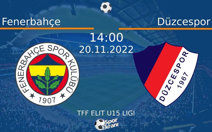 20 Kasım 2022 Fenerbahçe vs Düzcespor maçı Hangi Kanalda Saat Kaçta Yayınlanacak? 20 Kasım 2022 Fenerbahçe vs Düzcespor maçı Hangi Kanalda Saat Kaçta Yayınlanacak?