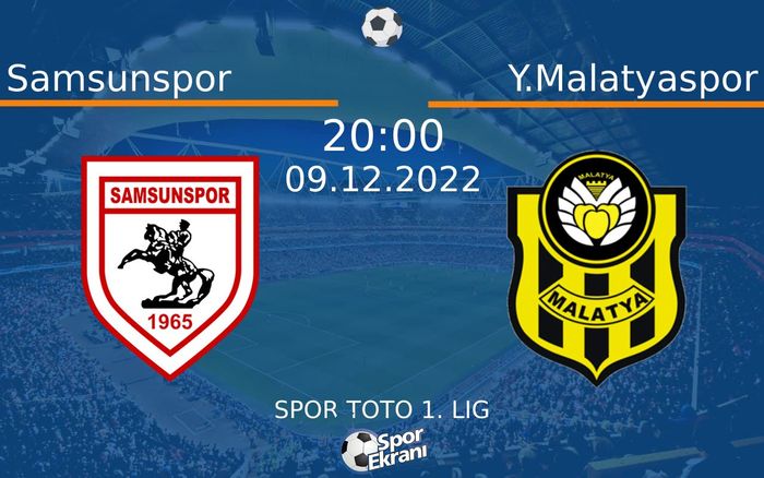 09 Aralık 2022 Samsunspor vs Y.Malatyaspor maçı Hangi Kanalda Saat Kaçta Yayınlanacak? 09 Aralık 2022 Samsunspor vs Y.Malatyaspor maçı Hangi Kanalda Saat Kaçta Yayınlanacak?