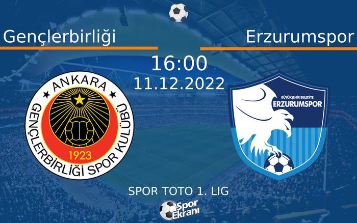 11 Aralık 2022 Gençlerbirliği vs Erzurumspor maçı Hangi Kanalda Saat Kaçta Yayınlanacak? 11 Aralık 2022 Gençlerbirliği vs Erzurumspor maçı Hangi Kanalda Saat Kaçta Yayınlanacak?