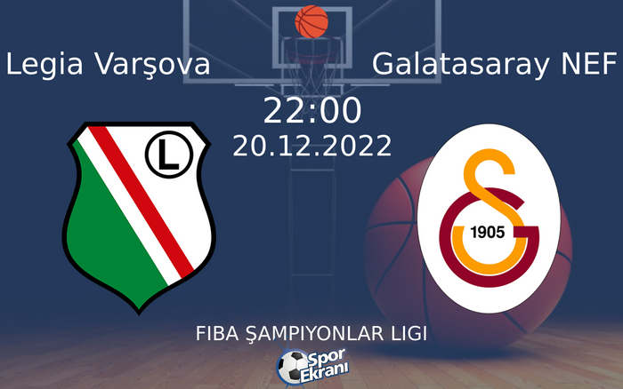 20 Aralık 2022 Legia Varşova vs Galatasaray NEF maçı Hangi Kanalda Saat Kaçta Yayınlanacak? 20 Aralık 2022 Legia Varşova vs Galatasaray NEF maçı Hangi Kanalda Saat Kaçta Yayınlanacak?