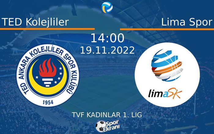 19 Kasım 2022 TED Kolejliler vs Lima Spor maçı Hangi Kanalda Saat Kaçta Yayınlanacak? 19 Kasım 2022 TED Kolejliler vs Lima Spor maçı Hangi Kanalda Saat Kaçta Yayınlanacak?