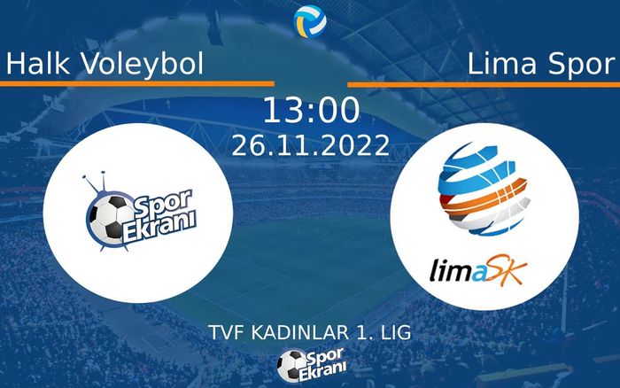 26 Kasım 2022 Halk Voleybol vs Lima Spor maçı Hangi Kanalda Saat Kaçta Yayınlanacak? 26 Kasım 2022 Halk Voleybol vs Lima Spor maçı Hangi Kanalda Saat Kaçta Yayınlanacak?