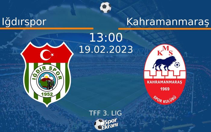 19 Şubat 2023 Iğdırspor vs Kahramanmaraş maçı Hangi Kanalda Saat Kaçta Yayınlanacak? 19 Şubat 2023 Iğdırspor vs Kahramanmaraş maçı Hangi Kanalda Saat Kaçta Yayınlanacak?