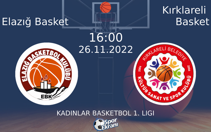 26 Kasım 2022 Elazığ Basket vs Kırklareli Basket maçı Hangi Kanalda Saat Kaçta Yayınlanacak? 26 Kasım 2022 Elazığ Basket vs Kırklareli Basket maçı Hangi Kanalda Saat Kaçta Yayınlanacak?